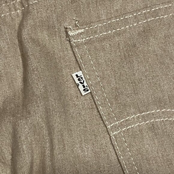 VTG NWT Levi’s Signature Action Jeans 38x29 Skosh More Room Cotton Blend Tan NWT - Picture 5 of 8